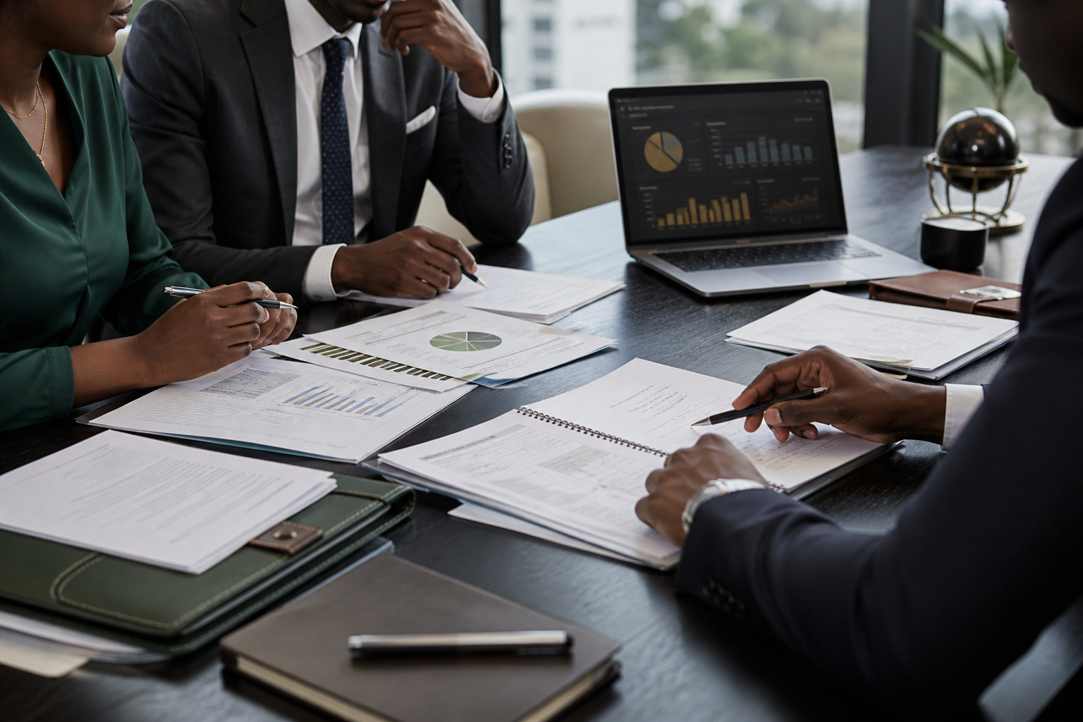 Structured business transaction planning